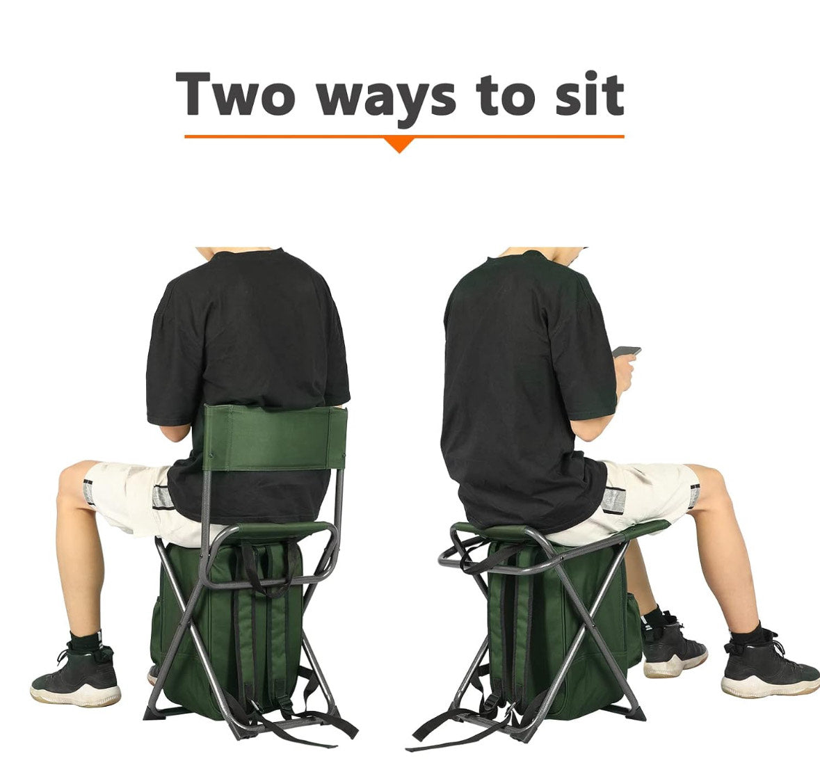 Outdoor - Backpack with Folding Chair