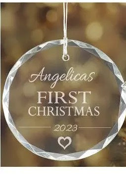 Christmas - Baby's First Christmas Personalized Ornament